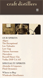 Mobile Screenshot of craftdistillers.com